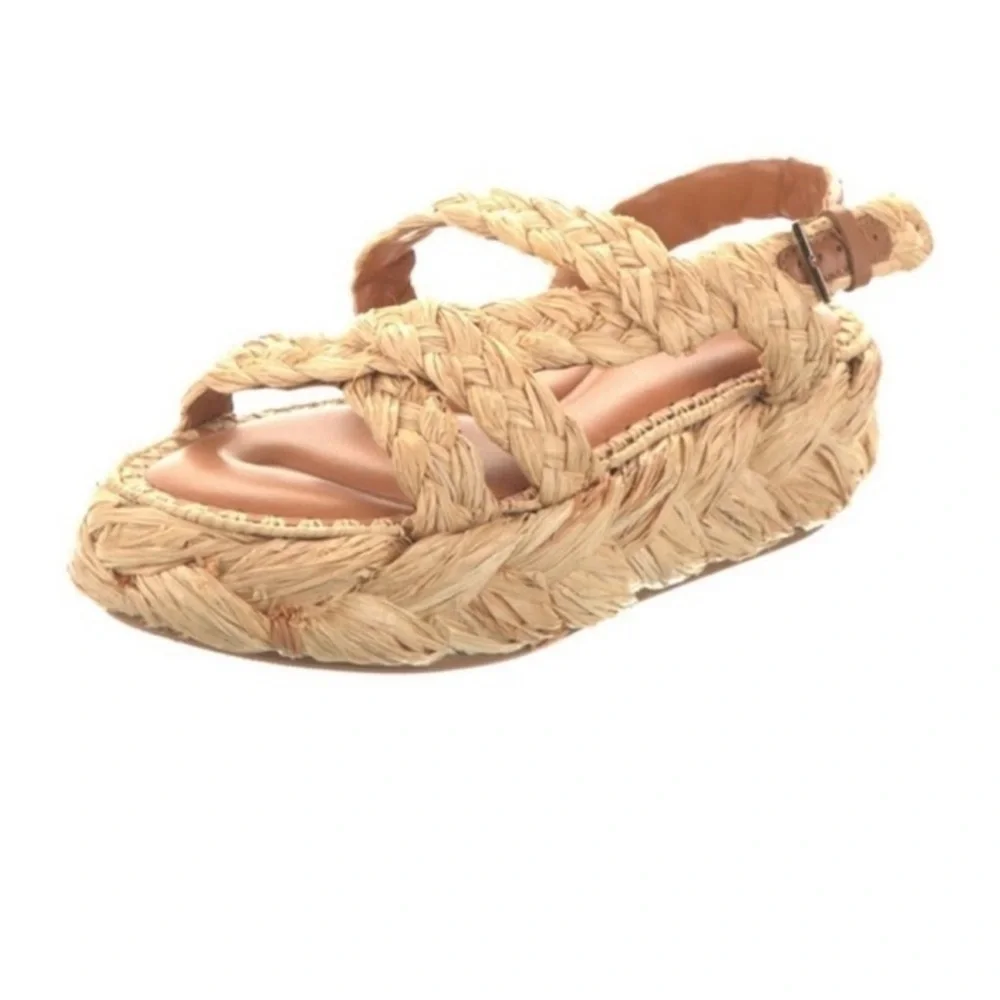 Robert Clergerie Straw Espadrilles